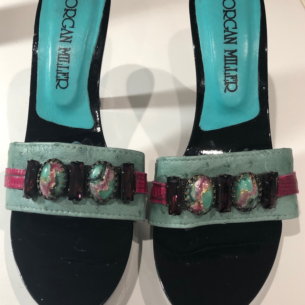 High heel designer sandals